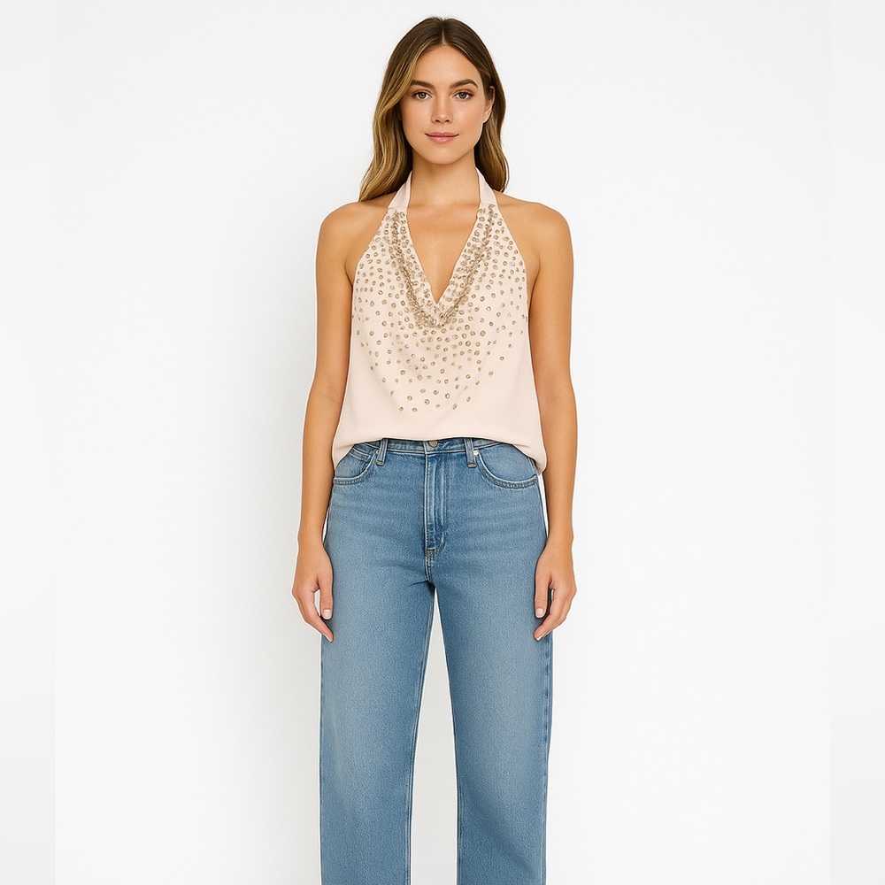 [Ramy Brook] Coley Blush Halter Top